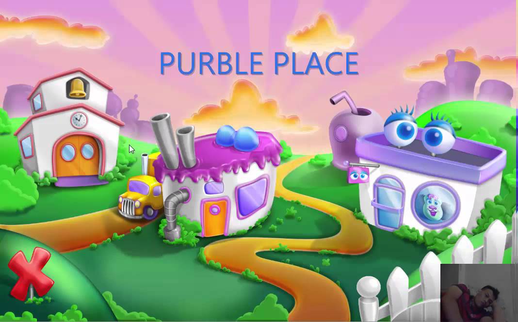 purple place cake game